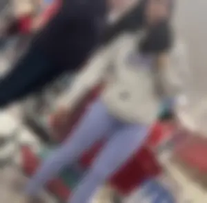 Tight teen in purple leggings!