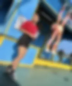 Slim college brunette working at a fair (oc)