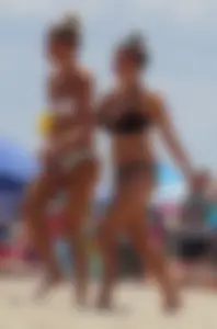 Beach and bikini girls