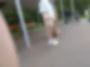 Amazing Ass in Spandex Shorts on the Bus Stop Creepshots