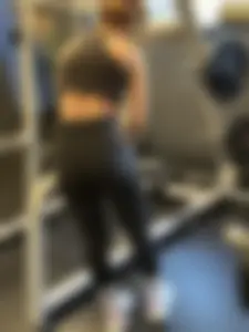 Extremely fit milf deadlifting in front of me