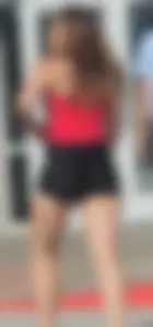 TIGHT WHITE ASS; BLACK SPANDEX SHORTS