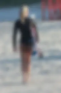 Hot surfer chicks out in the water