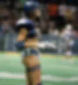 Sexy female football players with hot bodies