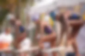 Group of teen and early 20's swimmers