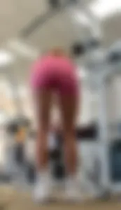Pink biker shorts blonde (Not OC)