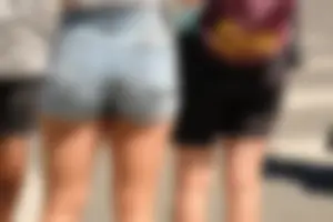 High quality jean shorts ass (OC)