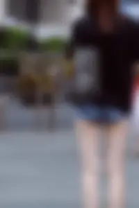 Candid skinny Chinese asses in shorts