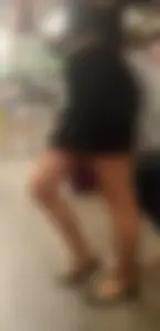Girl in a Short Dress and Flats Hot Legs Store Creepshots