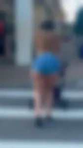 Big Latina momma in Jean shorts!