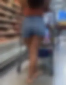 Gorgeous Babe in Jean Shorts (Mine)