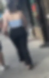 Thick Portuguese Baddie with a BBL in spandex flares