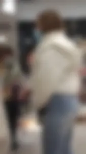 Nice jeans ass in the waiting line
