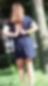 Park Creepshot of a Girl in Unzipped Dress Flashing Underwear