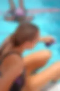 Group of teen and early 20's swimmers