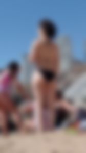 Cutie Emo Teen in the beach