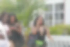 Ebony girls in bikinis