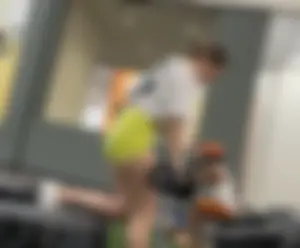 Pawg yellow gymshark shorts rdl bendovers Dolphins fan