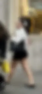 Short skirt cheeks hanging out this petite Spanish lunchable