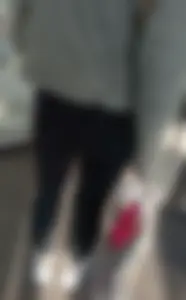 Perfect German Lady in black Leggings - perfect bubble