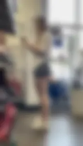 GRADE A+++ Bubble Butt Spandex Teen *CAUGHT* and She Films Back