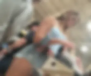 College blonde showing her cheeks