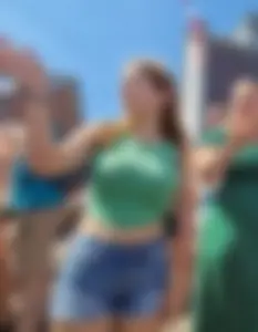 Girl with big boobs and wearing tight jeans found in my neighbourhood