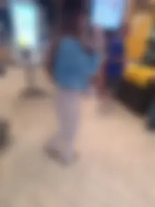 Cute girl in white leggings  (first OC)