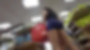PAWG in purple DFYNE shorts