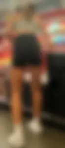 Hot College Girl at Checkout