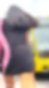 Bouncing ass on black dress (OC)