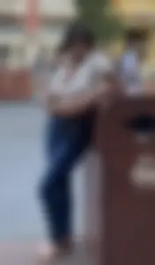 THEME PARK EBONY CLEAVAGE