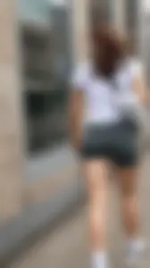 Peachy Shorts Ass and Long Legs