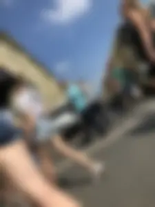 Group of Candid Girls in Mini Shorts With Amazing Legs Crossing a Street Creepshots Gallery