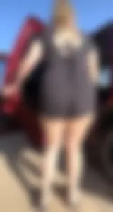 Pawg cheeks hanging out in black romper