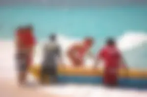 Assortment of sexy babes at the beach in bikinis
