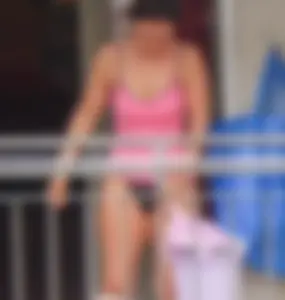 Hot milf next door hanging panties, showing pokies and wearing underwear