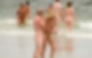 Nude beach and topless girls