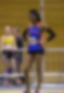 Canadian girls at an Alberta track and field tournament