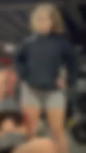 Tight Grey Gym Shorts (Crazy Vpl and Bends Over)