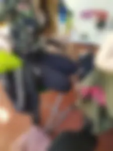College candid teens in class wearing tight clothes