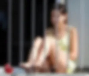 Neighbor student upskirted showing her panties and in bikinis