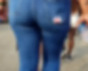 Sexy cowgirl in jeans