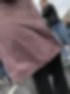 Hot Booty in Tight Jeans - Girl in Leather Jacket Street Candid