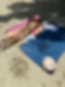 Great ass thong bikini sunbathing girl