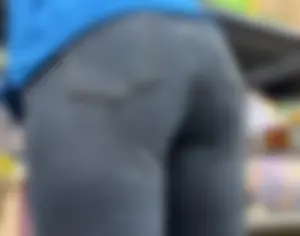 White Walmart Associate Showing Off Ass