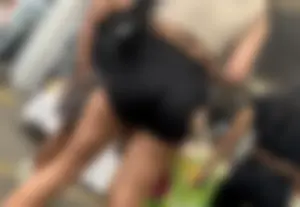 Amazing latina cheeks in Gilly Hicks shorts featuring her two hot friends (OC)