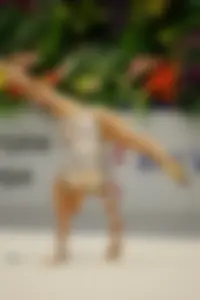 Candid gymnasts