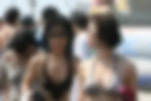 Boryeong Mud Fest 2008 girls mostly in bikinis
