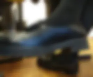 Creepshots Gallery of a College Teen’s Feet in Boots and Black Pantyhose